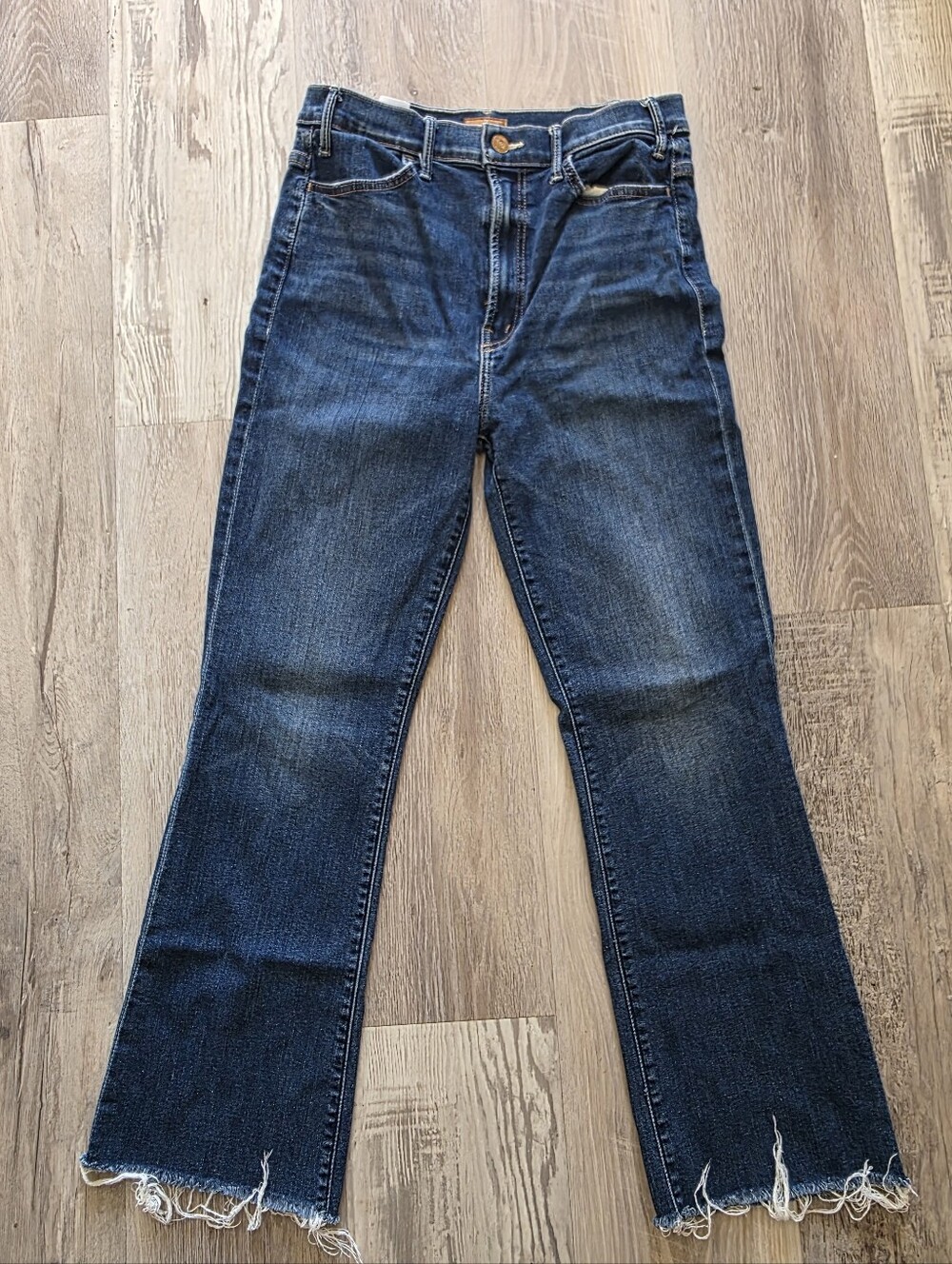 The Hustler Ankle Fray Mother Jeans Size 31